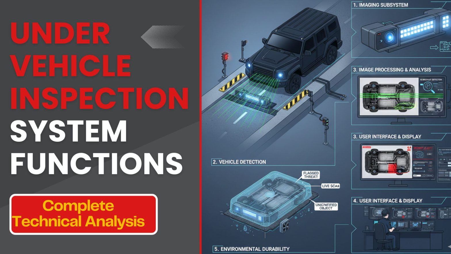 How an Under Vehicle Inspection System Functions